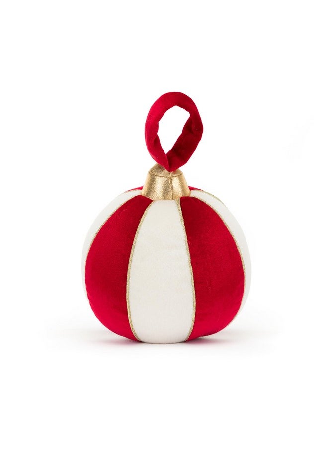 Amuseables Bauble Stuffed Toy, 6 Inches | Christmas Ornament Plush Décor