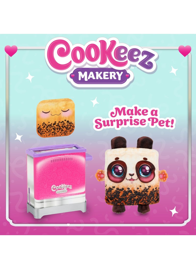Cookeez Makery Toasty Treatz Toaster, Assorted 1 Piece (Style & Color May Vary) | Reveal a Scented Plush! | Surprise Pet | Mystery Plush