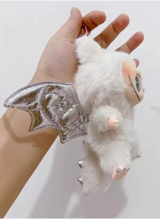 Labubu THE MONSTERS Exciting Macaron Vinyl Face Series Figures Toy Adorable Lovely Personalized Doll White