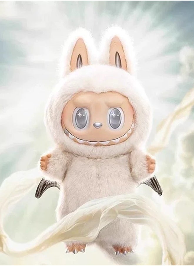 Labubu THE MONSTERS Exciting Macaron Vinyl Face Series Figures Toy Adorable Lovely Personalized Doll White