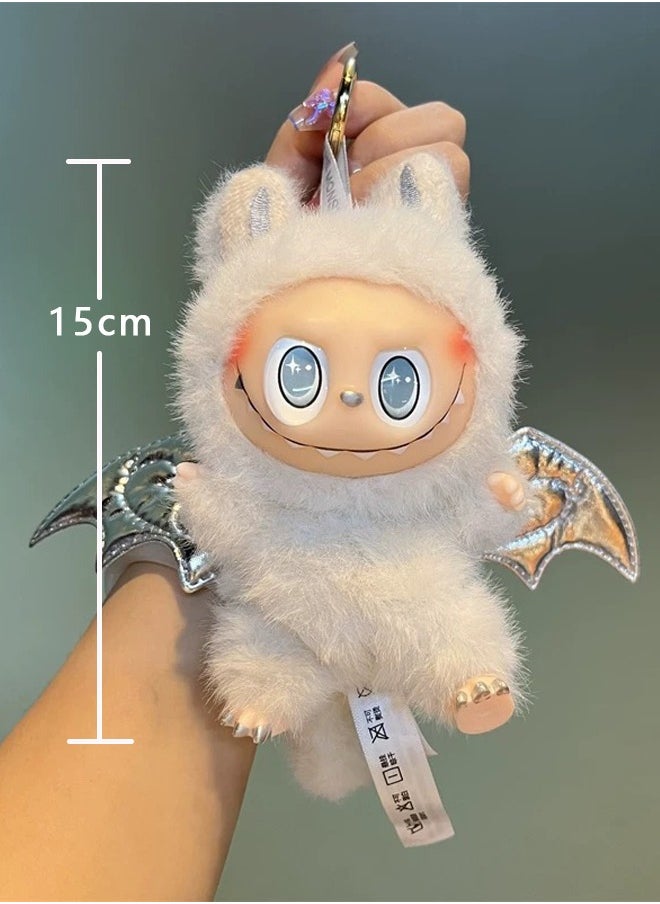 Labubu THE MONSTERS Exciting Macaron Vinyl Face Series Figures Toy Adorable Lovely Personalized Doll White