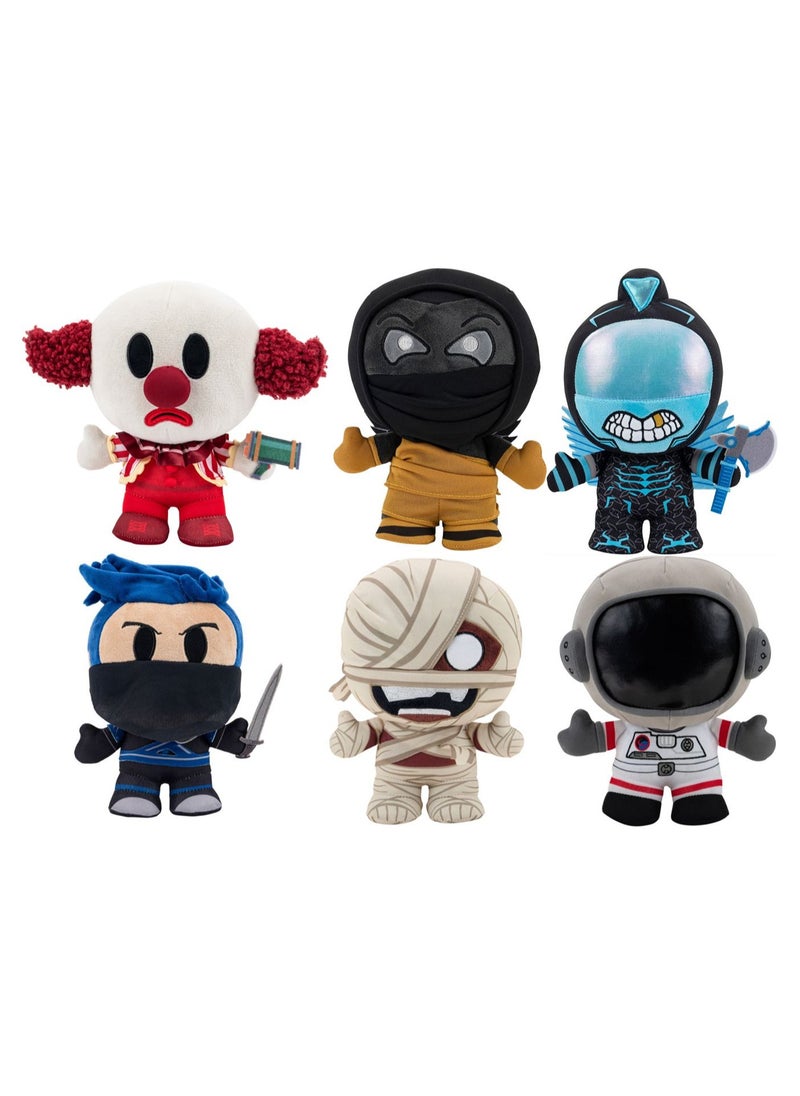 DevSeries Plush 8-Inches, Assorted 1 Piece (Character and Color May Vary) | Exclusive Virtual Item Code Included | Soft Toy | Collectible Plush | For Fans, Gamers & Collectors!