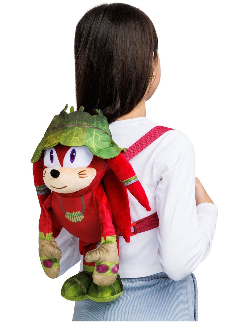 Sonic Plush Backpack 12-Inches, Assorted 1 Piece (Style & Color May Vary) | Plush Toy | Soft Toy | Perfect Gift for Kids & Adults