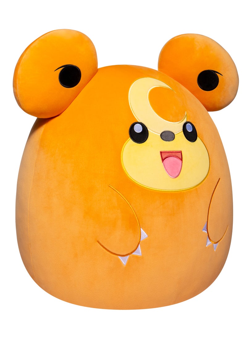 Pokemon Squishmallow Teddiursa 14-Inches | Plush Toy | Soft Toy | Perfect Gift for Kids & Adults