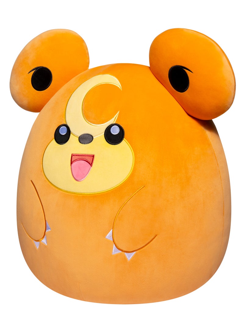 Pokemon Squishmallow Teddiursa 14-Inches | Plush Toy | Soft Toy | Perfect Gift for Kids & Adults