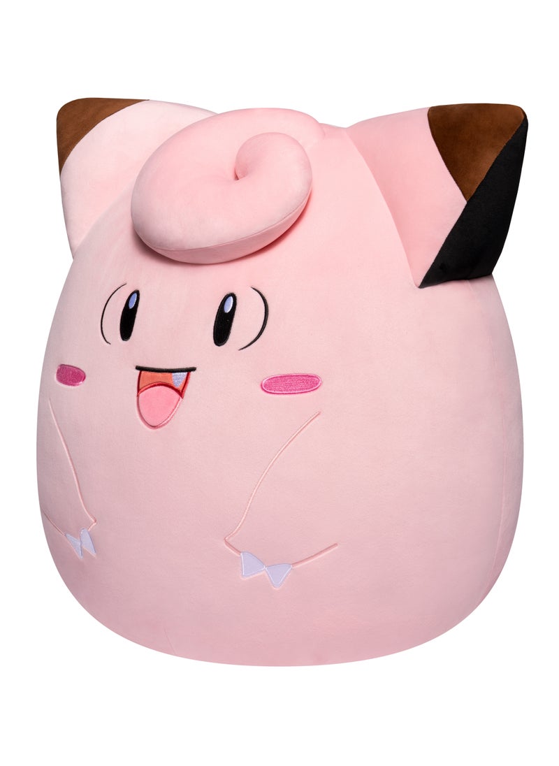 Pokemon Squishmallow Clefairy 14-Inches | Plush Toy | Soft Toy | Perfect Gift for Kids & Adults