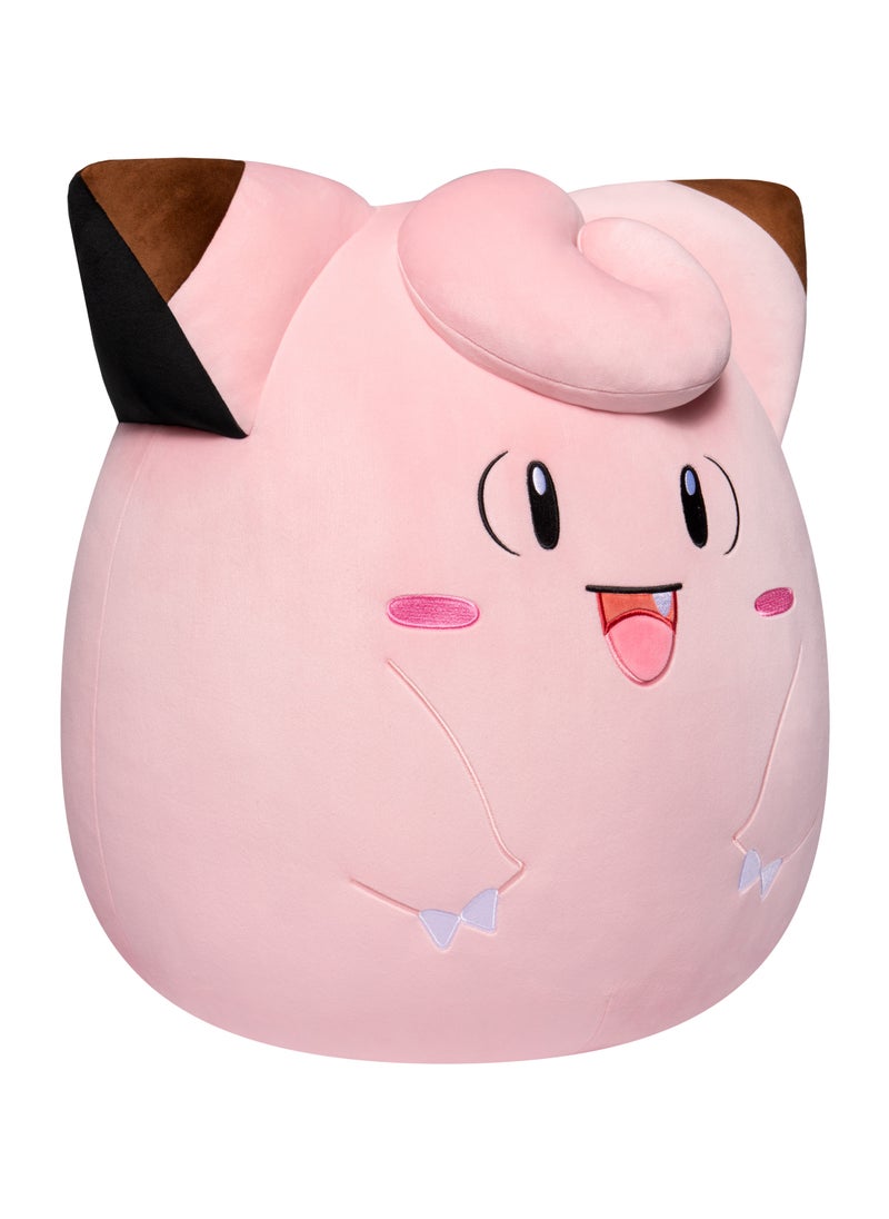 Pokemon Squishmallow Clefairy 14-Inches | Plush Toy | Soft Toy | Perfect Gift for Kids & Adults