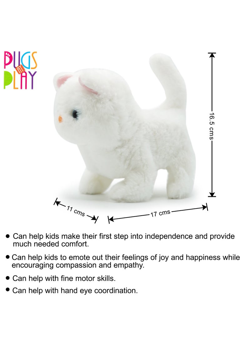 Pugs At Play Walking Casper 6.5-Inches, Battery Operated | Interactive Plush Toy