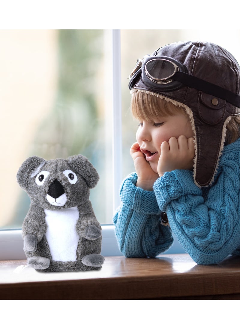 Pugs At Play Talking Koala - Joey 7-Inches, Battery Operated | Toy Koala | Electronic Pet | Shakes Head and Voice Repeat | Interactive Plush Toy Gift for Kids