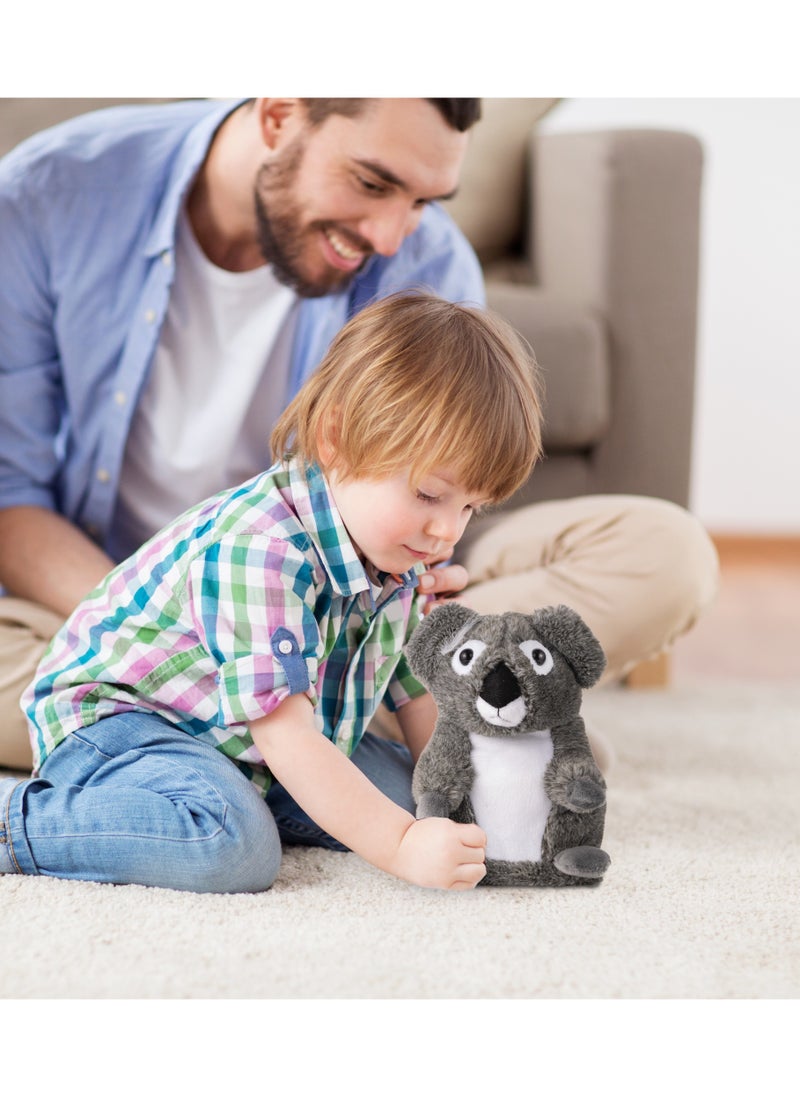 Pugs At Play Talking Koala - Joey 7-Inches, Battery Operated | Toy Koala | Electronic Pet | Shakes Head and Voice Repeat | Interactive Plush Toy Gift for Kids