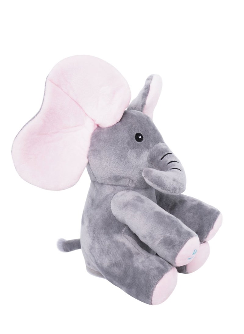 Pugs At Play Peek A Boo Manny 10-Inches, Battery Operated | Interactive Plush Toy