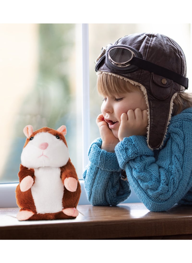 Pugs At Play Talking Maggy 7-Inches, Battery Operated | Toy Hamster | Electronic Pet | Shakes Head and Voice Repeat | Interactive Plush Toy Gift for Kids