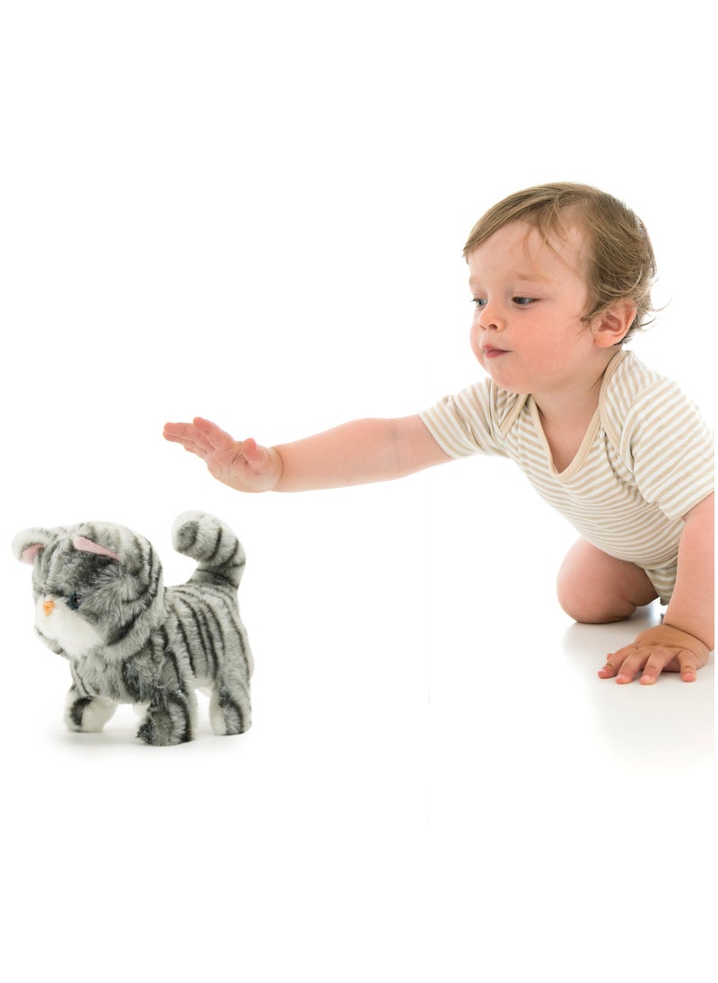 Pugs At Play Walking Zoe 6.5-Inches, Battery Operated | Interactive Plush Toy