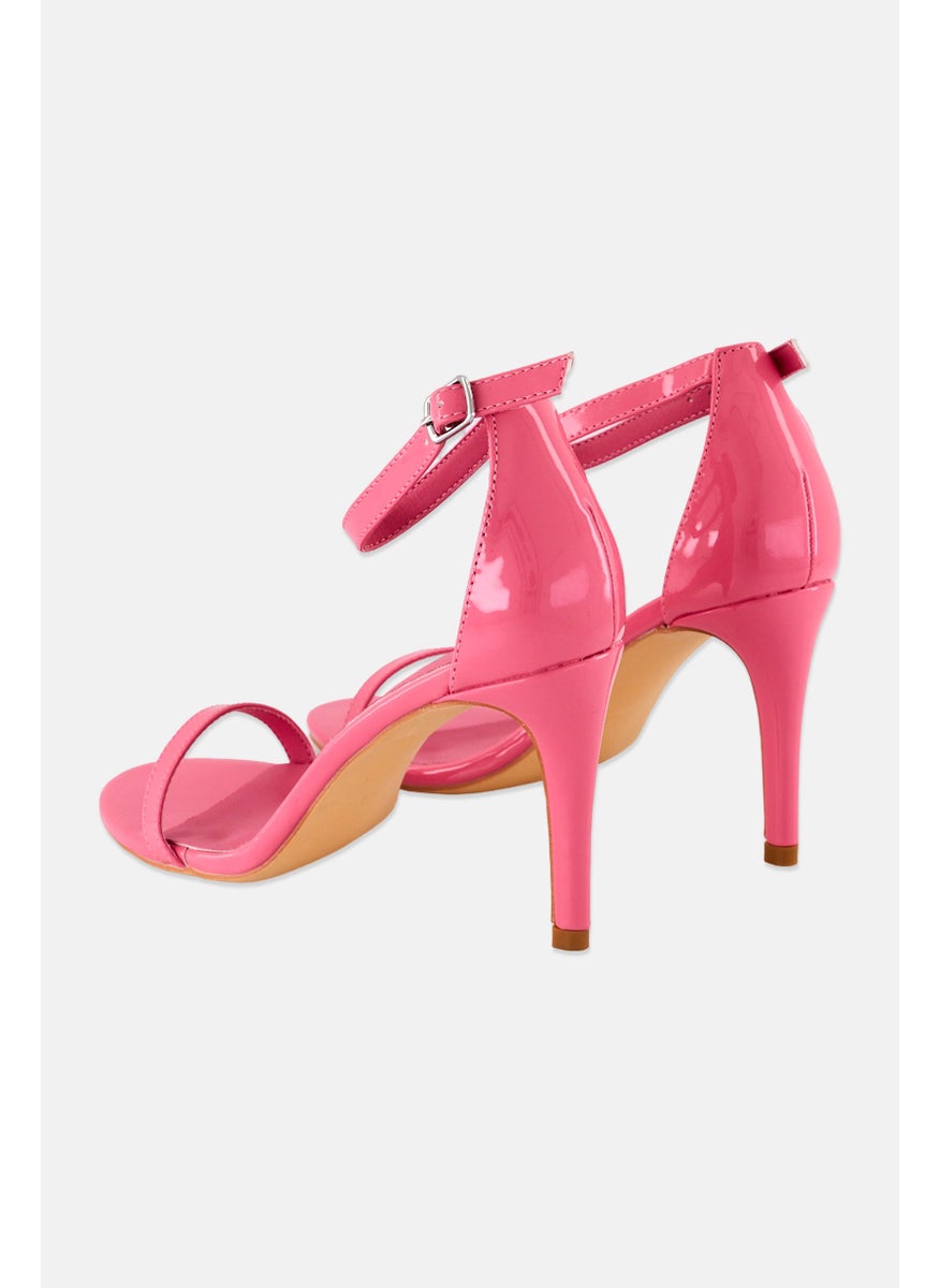 Women Adjustable Buckle Sandal, Pink