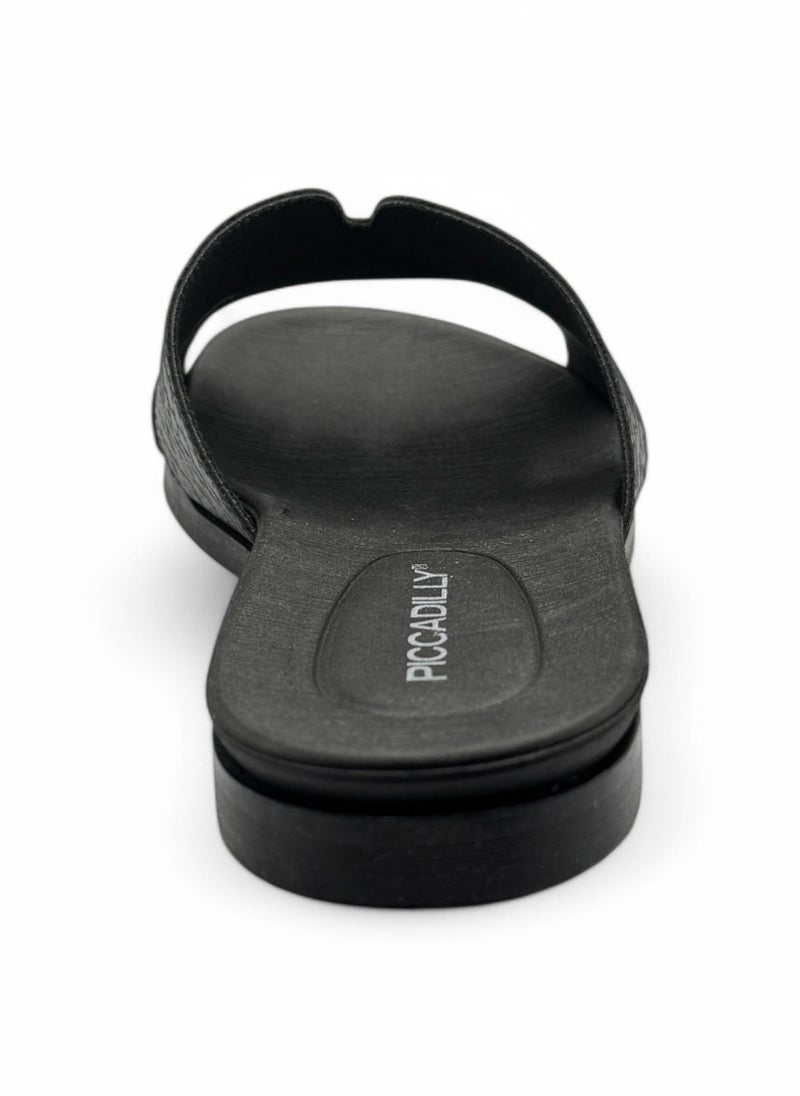 SANDALIA WOMEN'S SANDALS - Luxury Comfort - TEXTURED FINISH - MADE IN BRAZIL