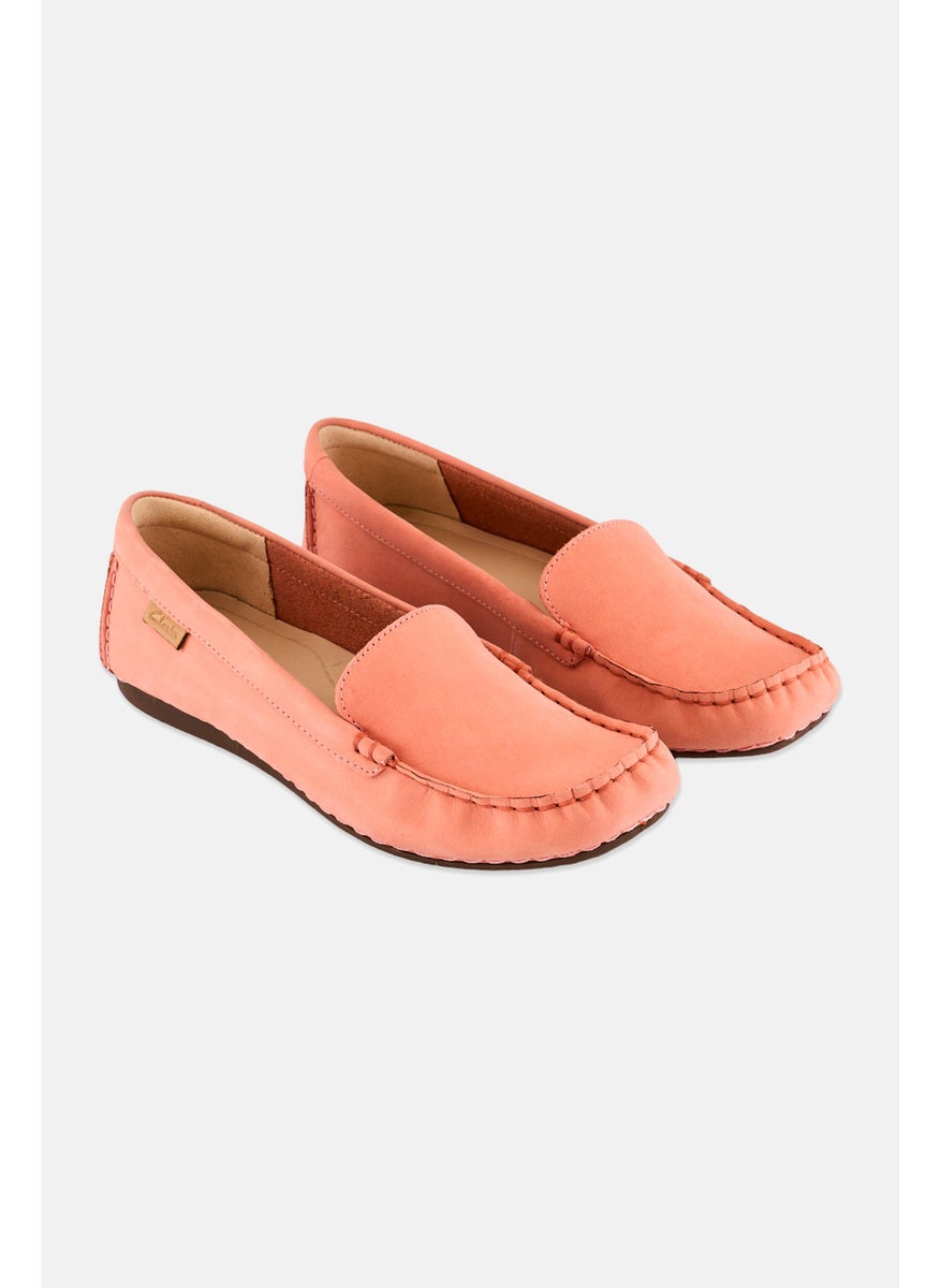 Women Freckle Walk Slip On Flats, Dark Peach