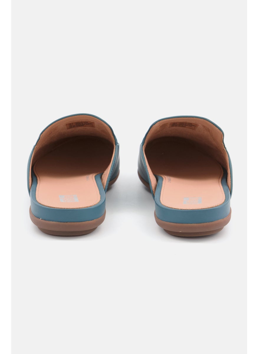 Women Gracie Opul-Trim Mules, Teal