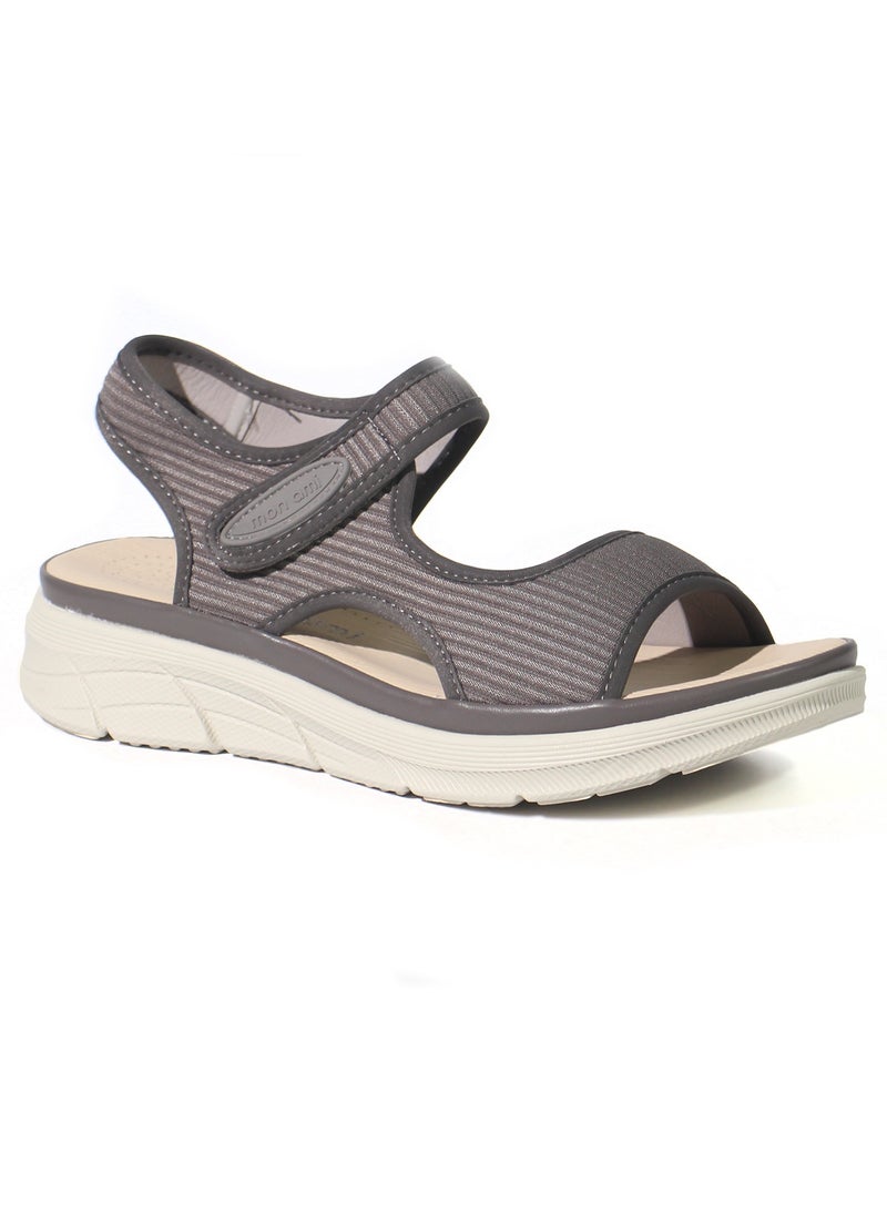 Mon ami Flat Sandal for Women | Open Toe, Casual, Soft Bottom Women Shoes for Girls & Ladies | Lightweight Girls Sport Comfy Sandal