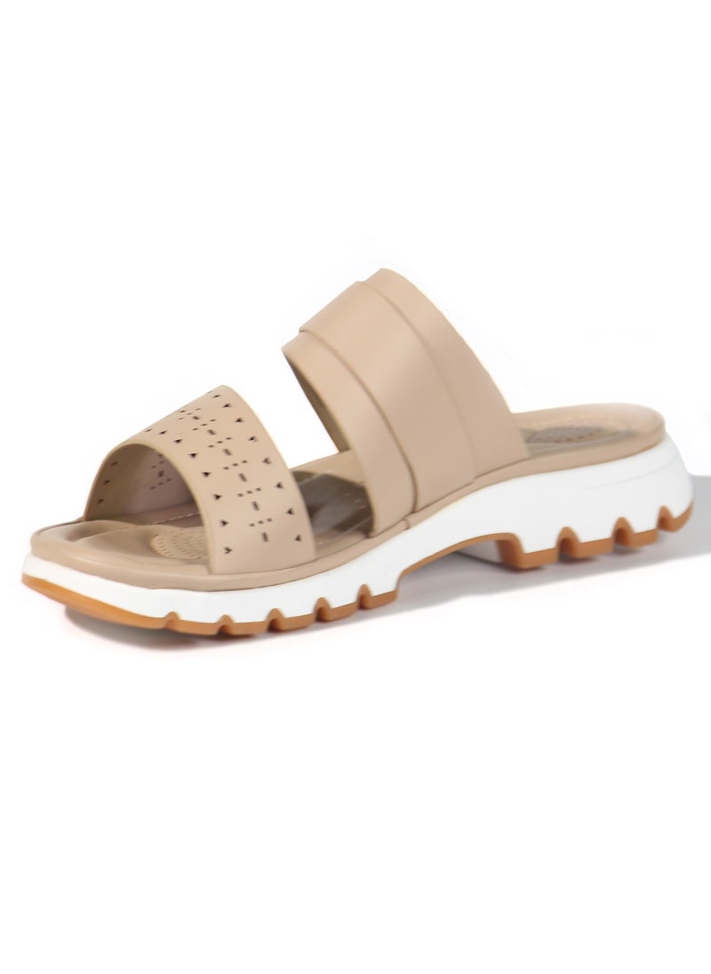 Flat Women Sandals | Open Toe, Casual Slide Women Shoes for Girls & Ladies | Lightweight Girls Sport Comfy Sandals