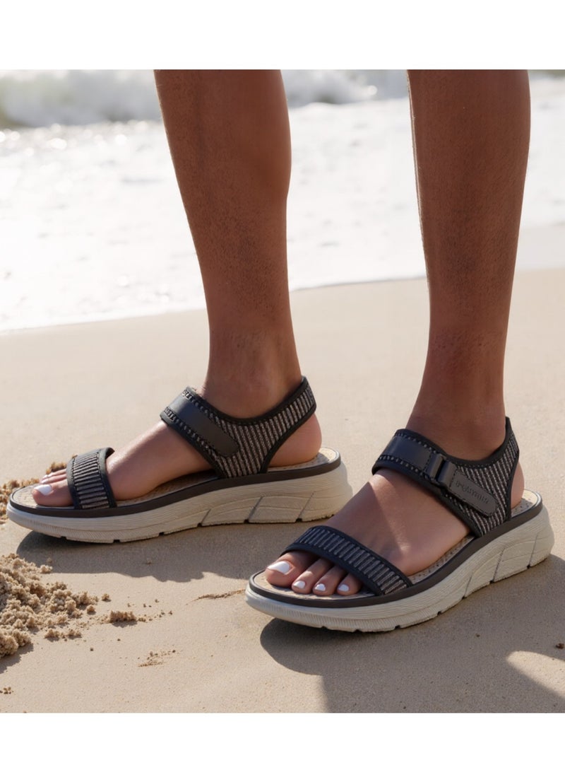 Monami Flat Sandals for Women | Open Toe, Casual and Sport, Soft Bottom Women Shoes for Girls & Ladies | Lightweight Girls Sport Comfy Sandals