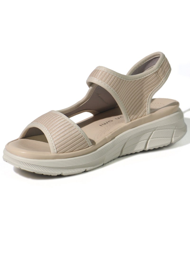 Mon ami Flat Sandal for Women | Open Toe, Casual, Soft Bottom Women Shoes for Girls & Ladies | Lightweight Girls Sport Comfy Sandal