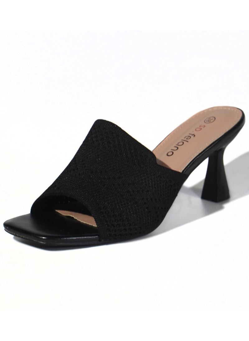 Women High Heel Shoes | Open Toe, Comfortable, Casual Slip-On Heels for Girls & Ladies | Lightweight Women's Fashion Shoes for Work, Bride Wedding Dress Platform Heels Shoes