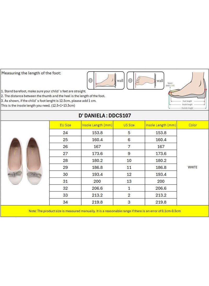 D' Daniela - Elegant Bow Ballet Flats