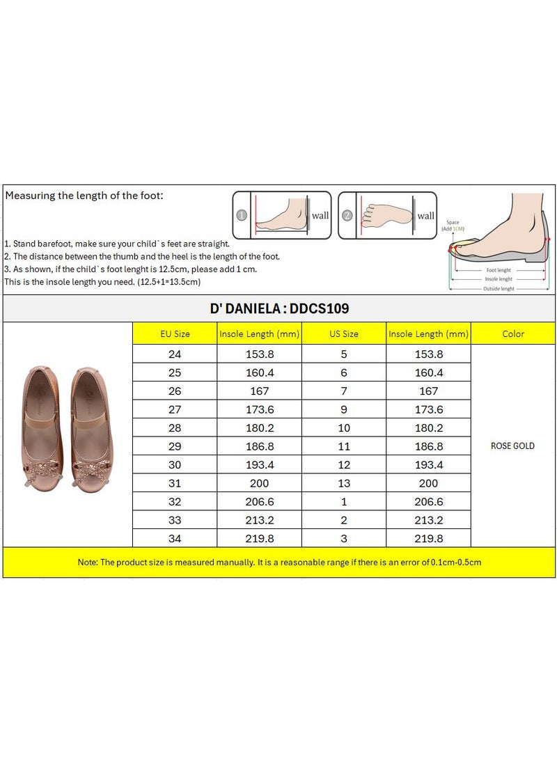 D' Daniela - Metallic Braided Bow Flats