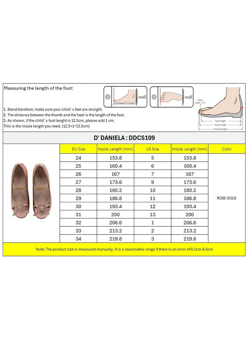 D' Daniela - Metallic Braided Bow Flats