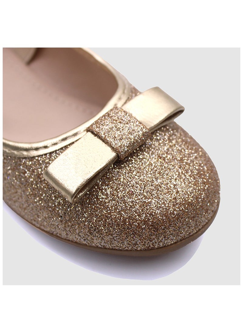 D' Daniela - Glitter Bow Mary Jane Flats