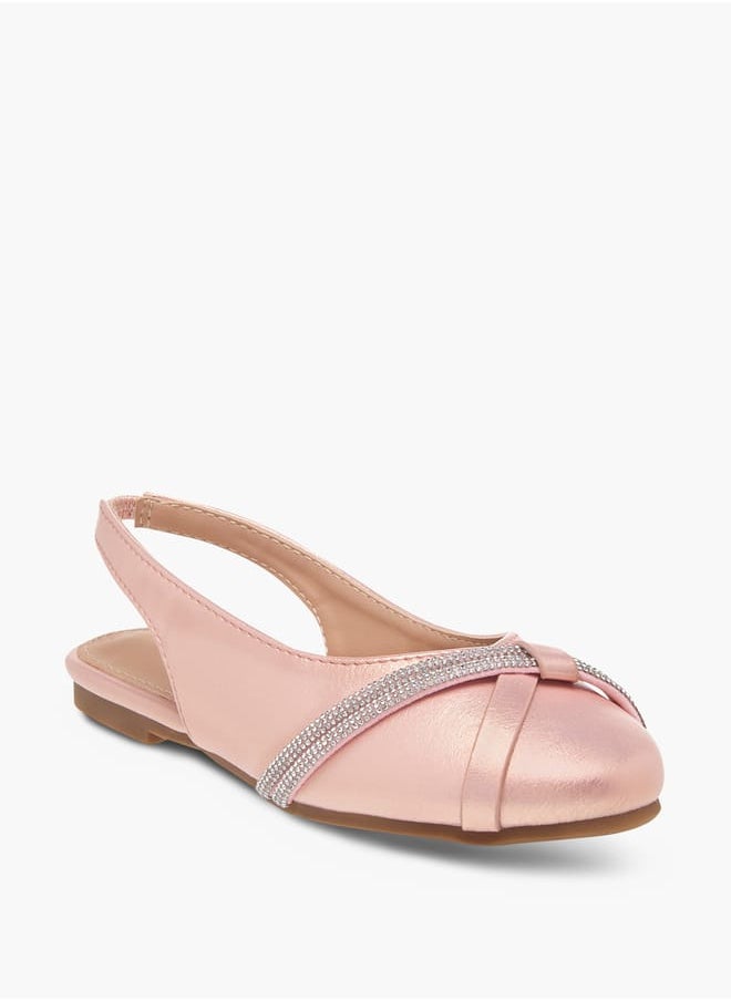 Girls Embellished Slingback Shoes Ramadan Collection
