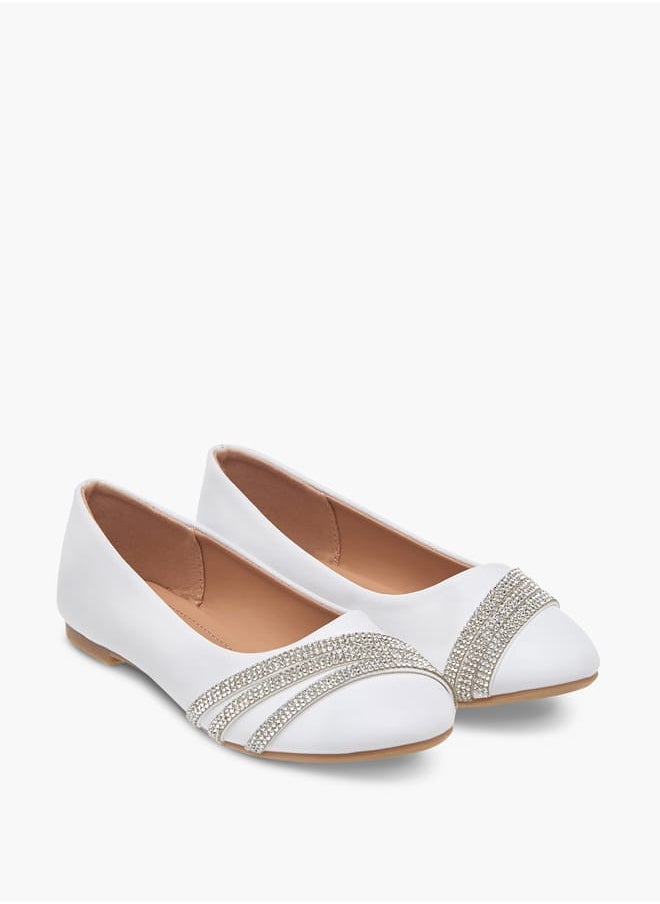 Girls Embellished Slip-On Ballerina Shoes Ramadan Collection