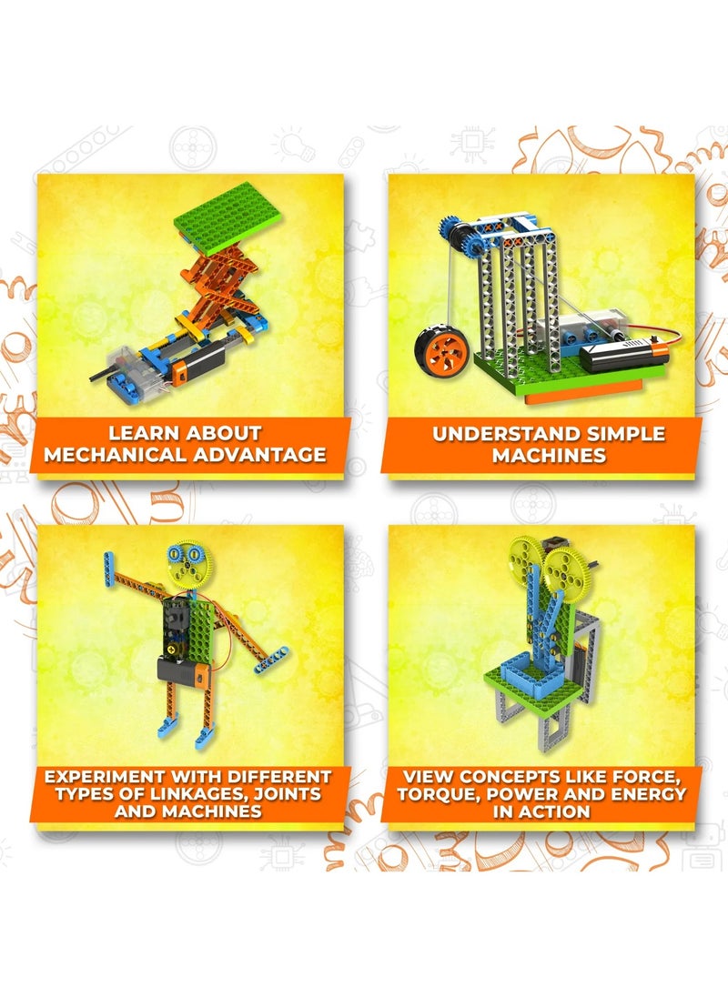 Robotix - Discovering Motions, Science Kit, Educational DIY Building Set, Construction Toys, STEM Toys for 9+ Years Boys and Girls