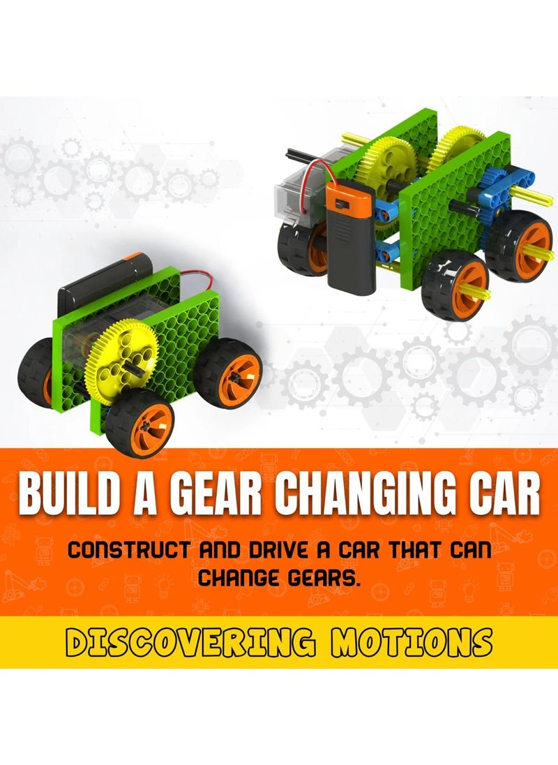 Robotix - Discovering Motions, Science Kit, Educational DIY Building Set, Construction Toys, STEM Toys for 9+ Years Boys and Girls