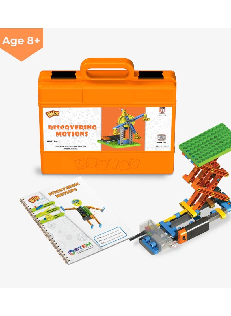 Robotix - Discovering Motions, Science Kit, Educational DIY Building Set, Construction Toys, STEM Toys for 9+ Years Boys and Girls