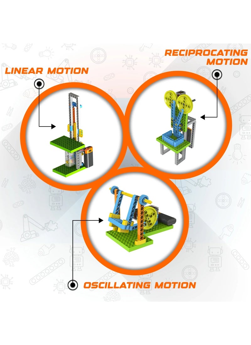Robotix - Discovering Motions, Science Kit, Educational DIY Building Set, Construction Toys, STEM Toys for 9+ Years Boys and Girls