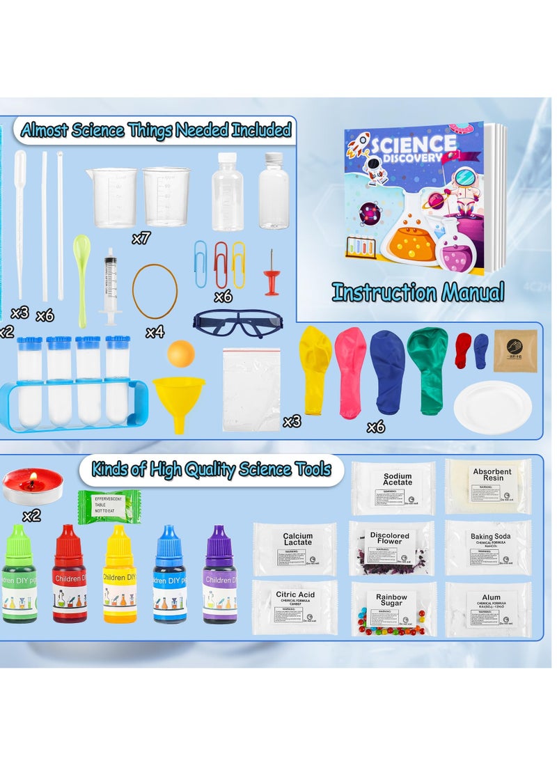 268 Science Experiments Science Kits, Volcano Eruptions, Chemistry STEM Projects, Magic Science, Suitable for Kids Age 6-8-12 5-8
