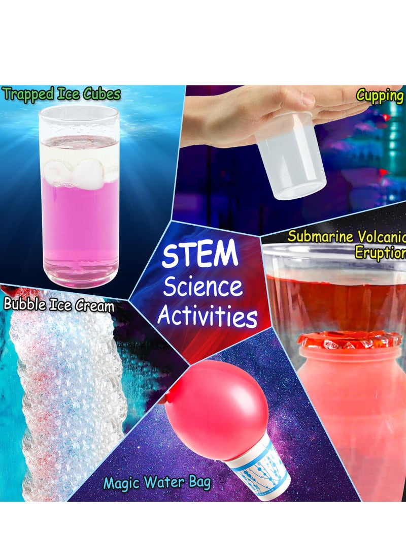 268 Science Experiments Science Kits, Volcano Eruptions, Chemistry STEM Projects, Magic Science, Suitable for Kids Age 6-8-12 5-8