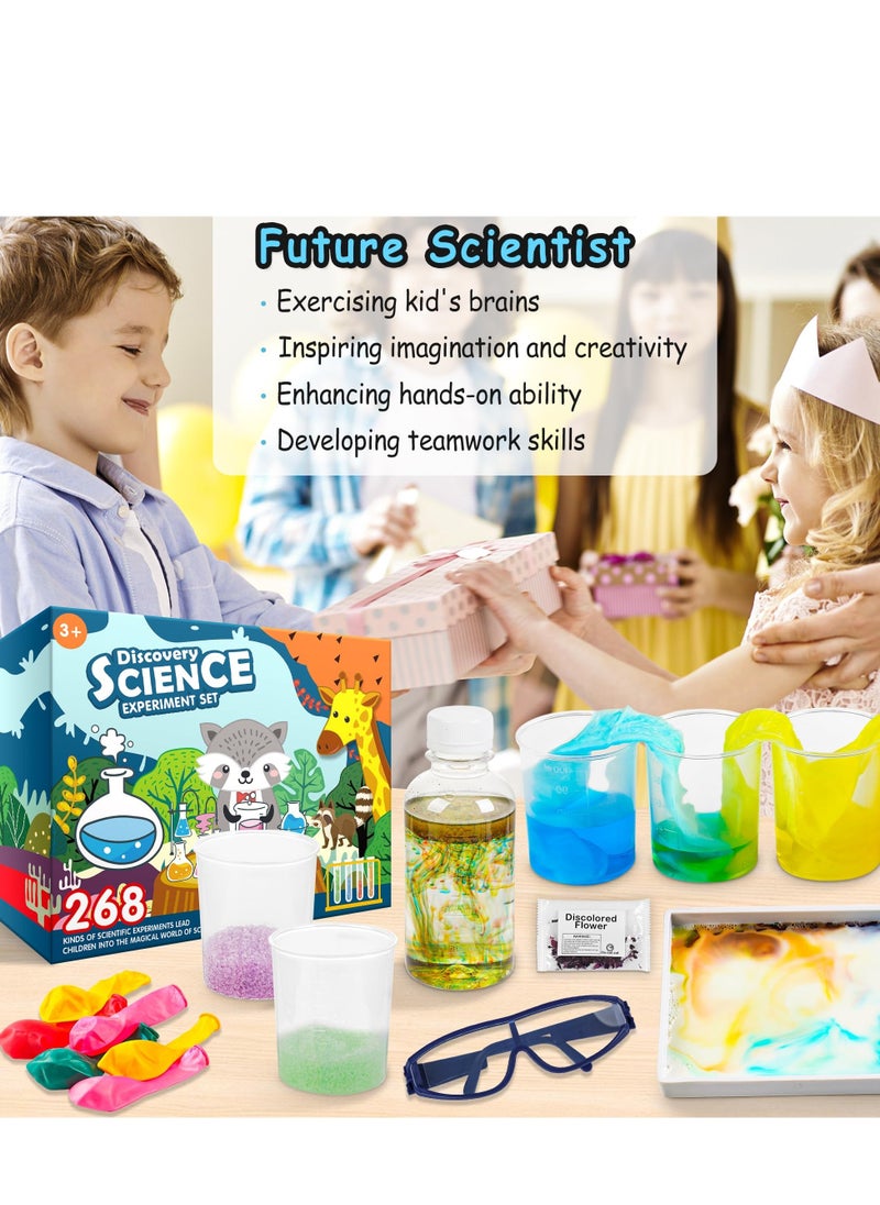 268 Science Experiments Science Kits, Volcano Eruptions, Chemistry STEM Projects, Magic Science, Suitable for Kids Age 6-8-12 5-8