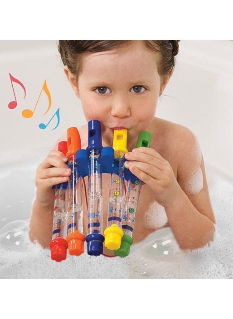 Five Color Water Flute Infant and Toddler Educational Toy Water Play Musical Flute