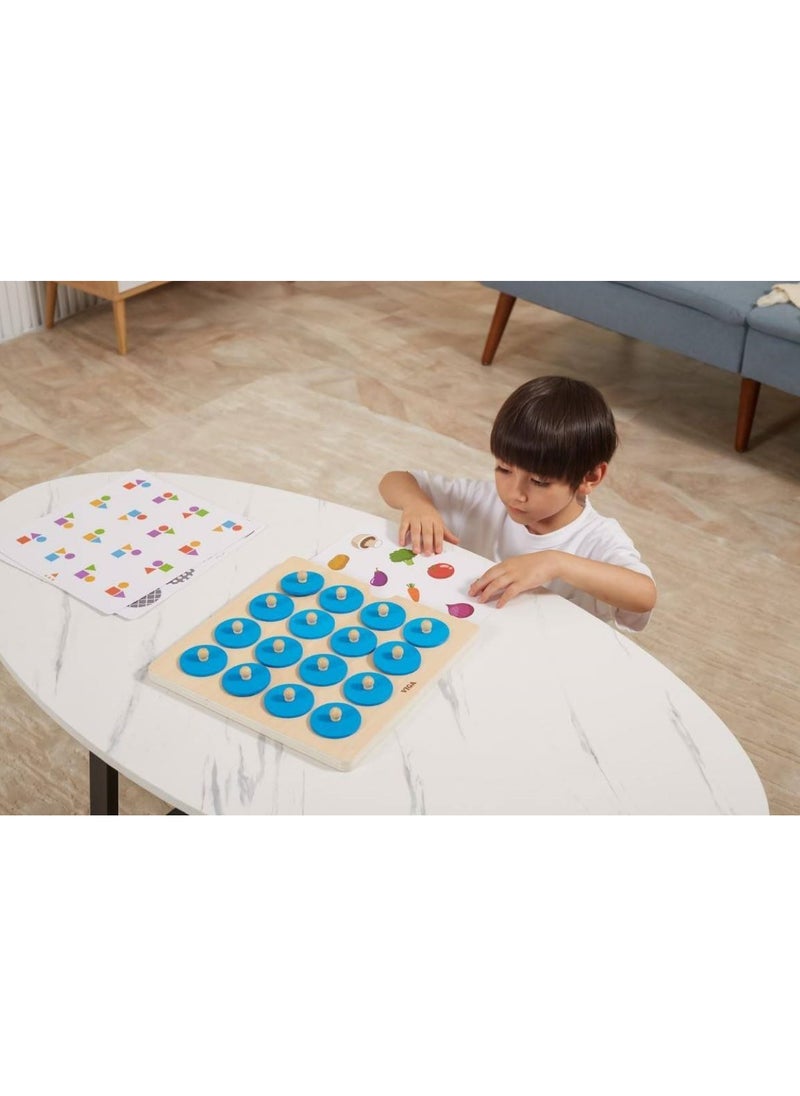 Interactive Wooden Memory Game – Brain-Boosting Fun for Kids