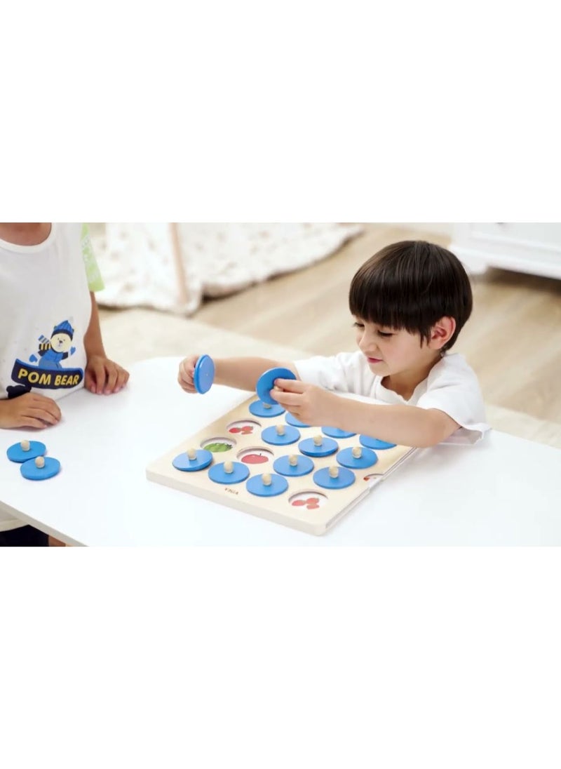 Interactive Wooden Memory Game – Brain-Boosting Fun for Kids