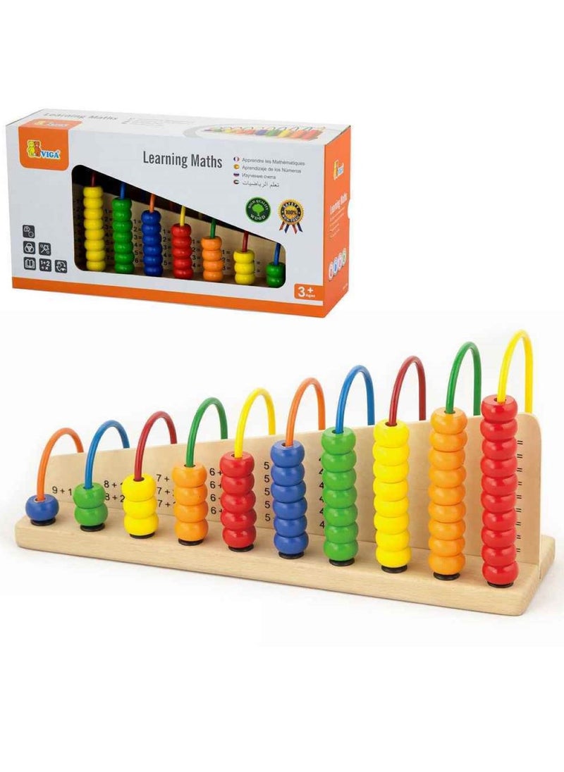 Wooden Abacus & Math Learning Board – Educational Toy