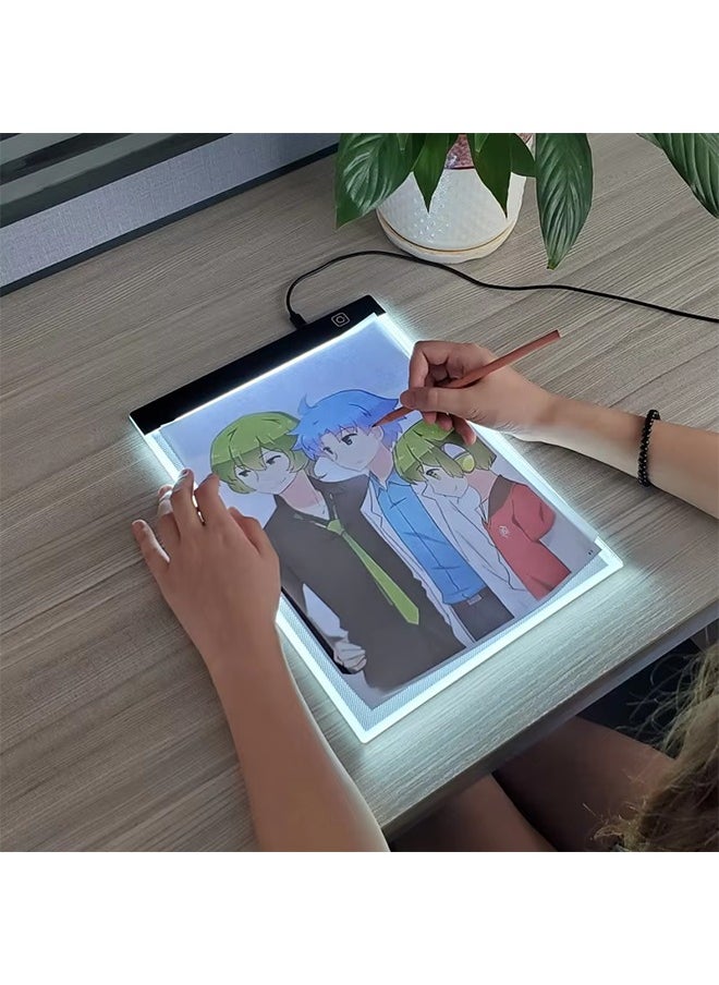 Leadigol Led Drawing Copy Pad A4 Painting Toy Transparent LED