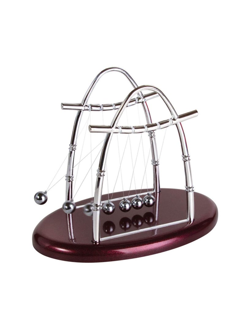 Newton's Balance Ball, Educational Science Balance Balls Newton's Cradle Pendulum Balls Stress Relief Toy Ornament for Home Office Desktop Decor Birthday Gift