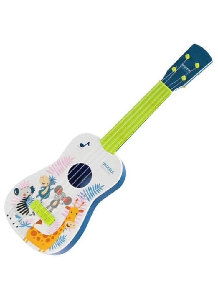 UKR Kids Guitar – Wooden Musical Instrument for Toddlers – Music Learning Toy for Children Ages 3+ (Green)