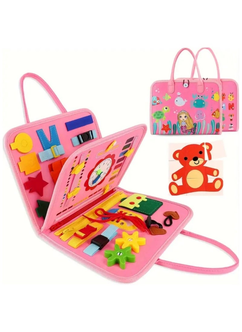 25-in-1 Ultimate Learning Board-Sorting and Stacking Toys For Development Fine Skills, Hand-Eye Coordination, Perfect Companion For Little Explorers, Ideal Gift for 1-4 Year Old Toddlers On Christmas, Halloween, Birthdays.