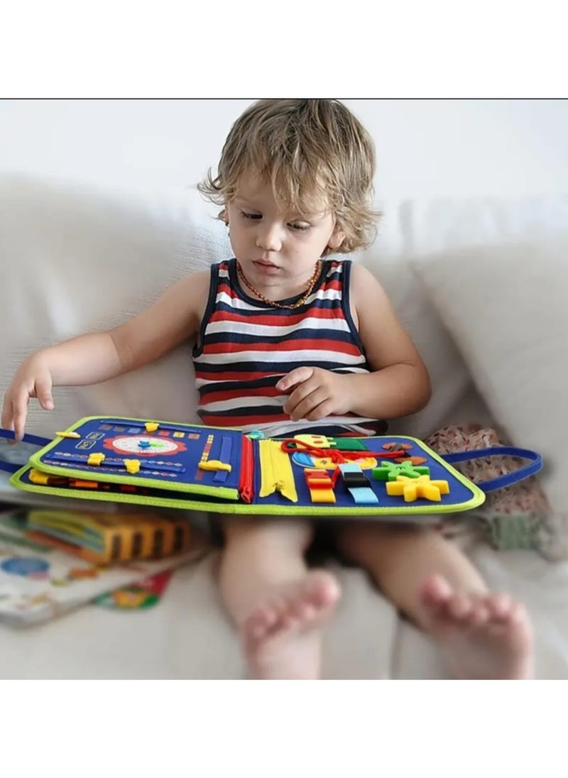 25-in-1 Ultimate Learning Board-Sorting and Stacking Toys For Development Fine Skills, Hand-Eye Coordination, Perfect Companion For Little Explorers, Ideal Gift for 1-4 Year Old Toddlers On Christmas, Halloween, Birthdays.