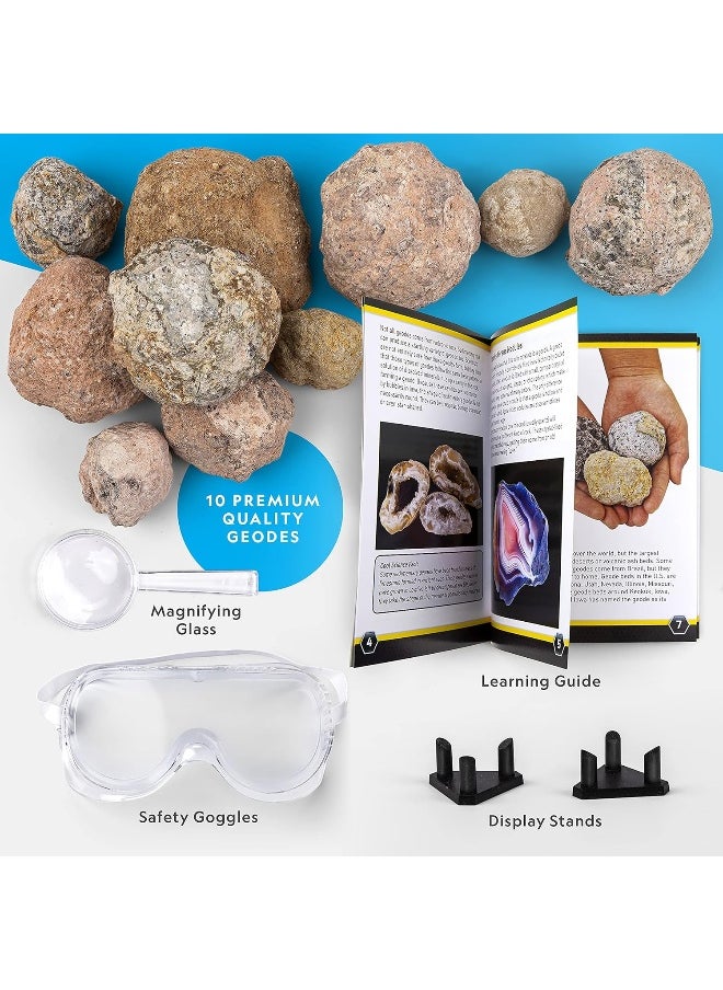 National Geographic Break Open 10 Geodes Kit