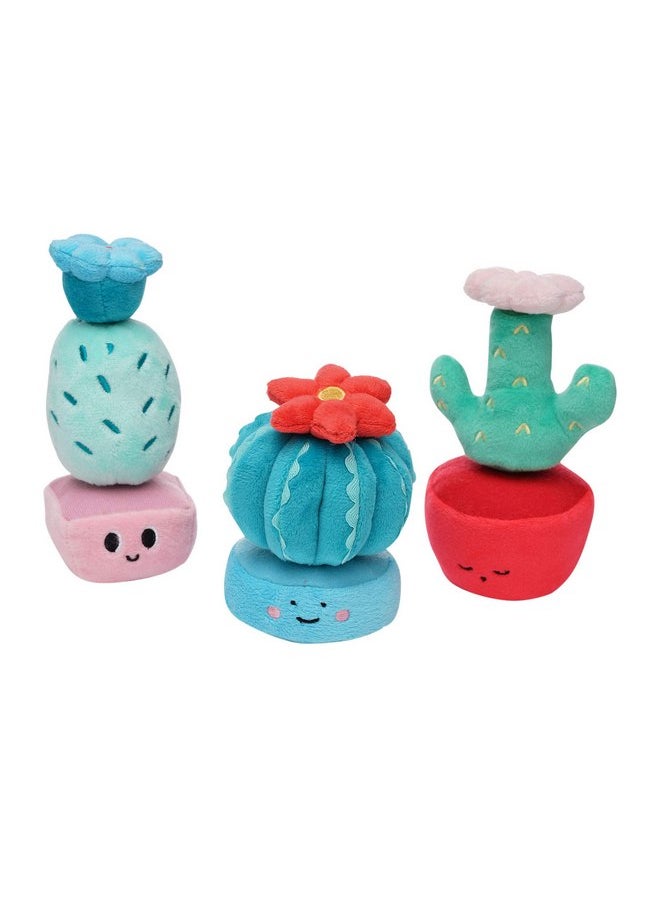 Manhattan Toy Cactus Garden 9 Piece Mix & Match Magnetic Plush Stacking Toy Playset